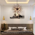 Perle colorate lampadario design americano per soggiorno